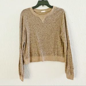 OUT FROM UNDER Heather Brown Longsleeve Top (M)